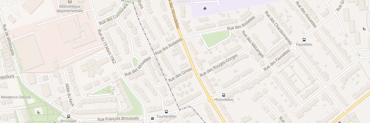 Plan du 2 Rue des Grives à Arras