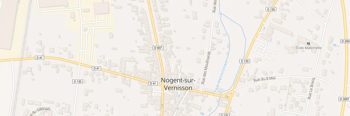 Plan du 14 Rue Georges Bannery à Nogent-sur-Vernisson