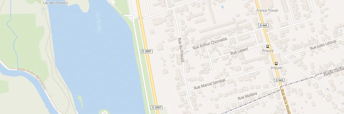 Plan du 16 Rue du Prieuré à Montargis