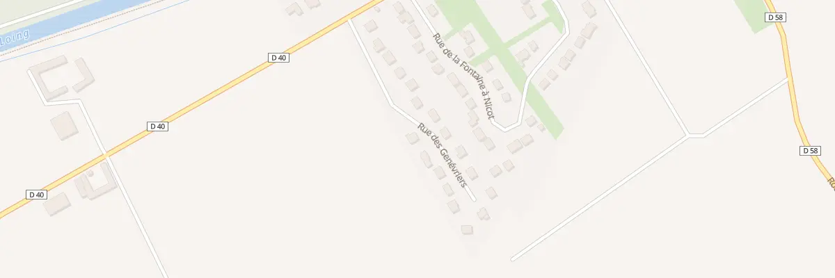 Plan du 2 Rue des Genevriers à La Genevraye