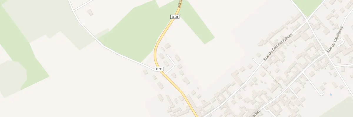 Plan du 92 Rue de la République au Meux