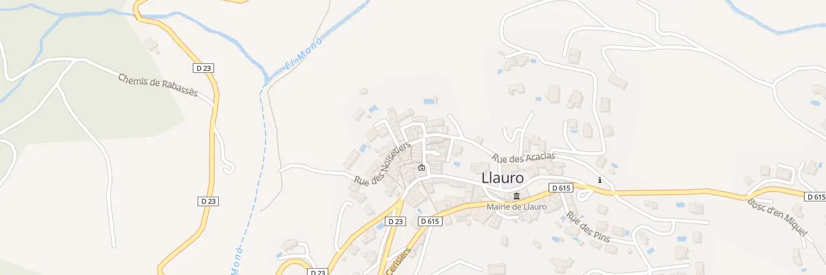 Plan du 9017 Le Village de Llauro à Llauro