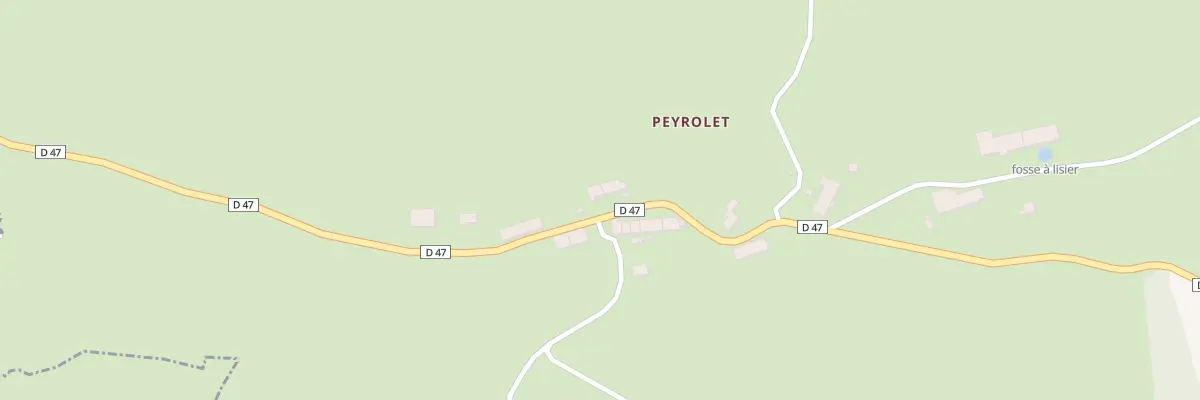 Plan du 5055 Peyrolet à Lugarde