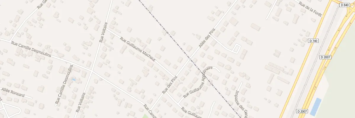 Plan du 24 Rue des Pins à Châlette-sur-Loing
