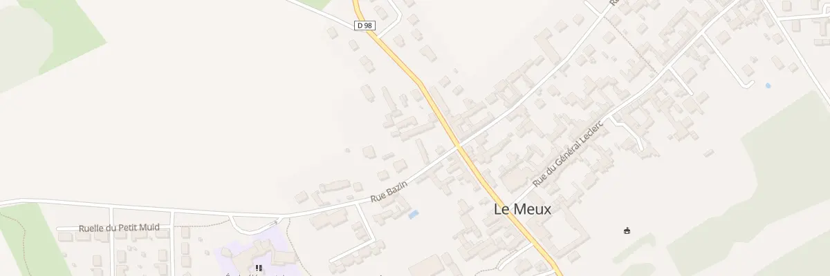 Plan du 93 Rue de la République au Meux