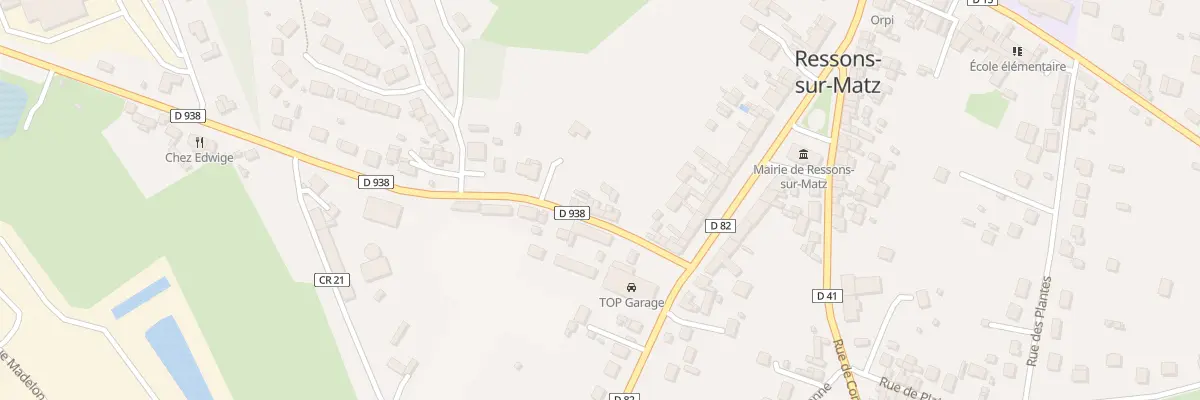 Plan du 68 Rue de la Gare à Ressons-sur-Matz