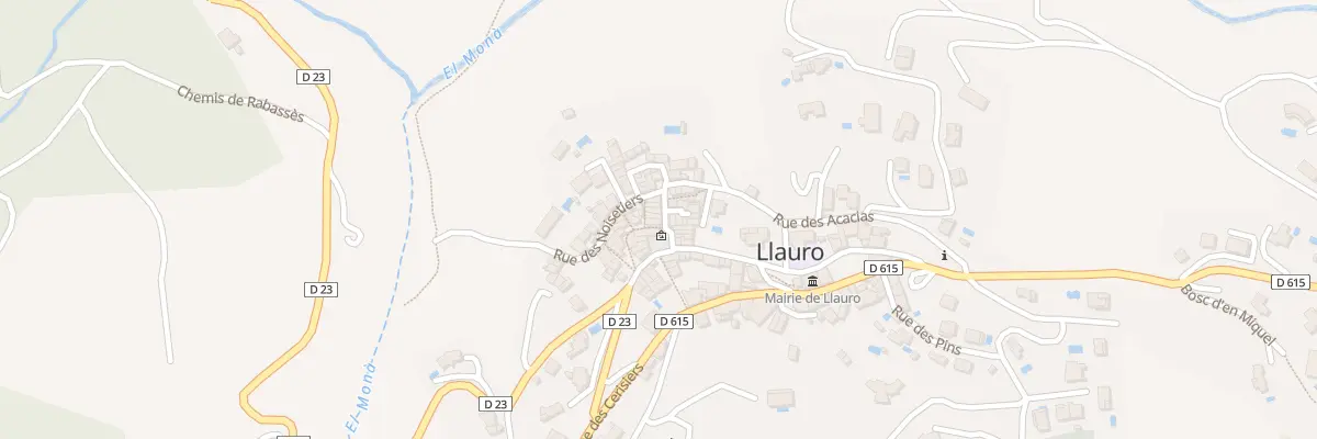 Plan du 93 Rue des Saules à Llauro