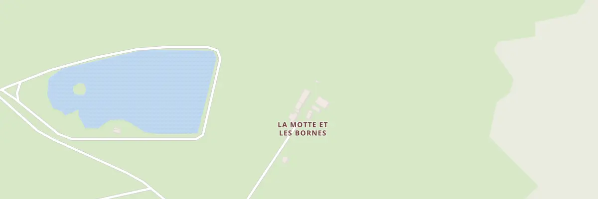 Plan du 5392 La Motte et Les Bornes à Chamblet