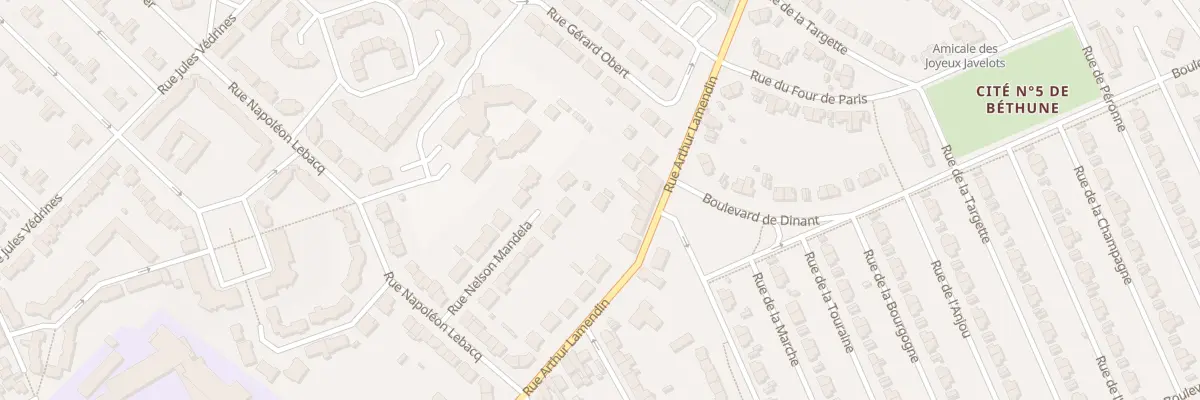 Plan du 42B Rue Arthur Lamendin à Grenay
