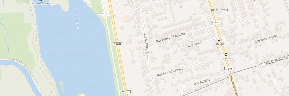Plan du 18 Rue du Prieuré à Montargis