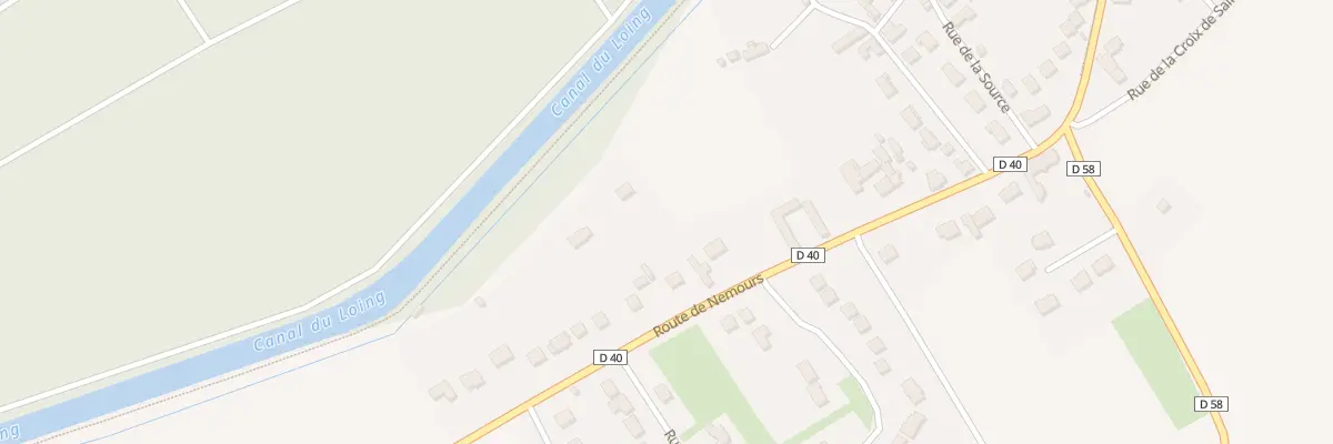 Plan du 26 Rte de Nemours à La Genevraye
