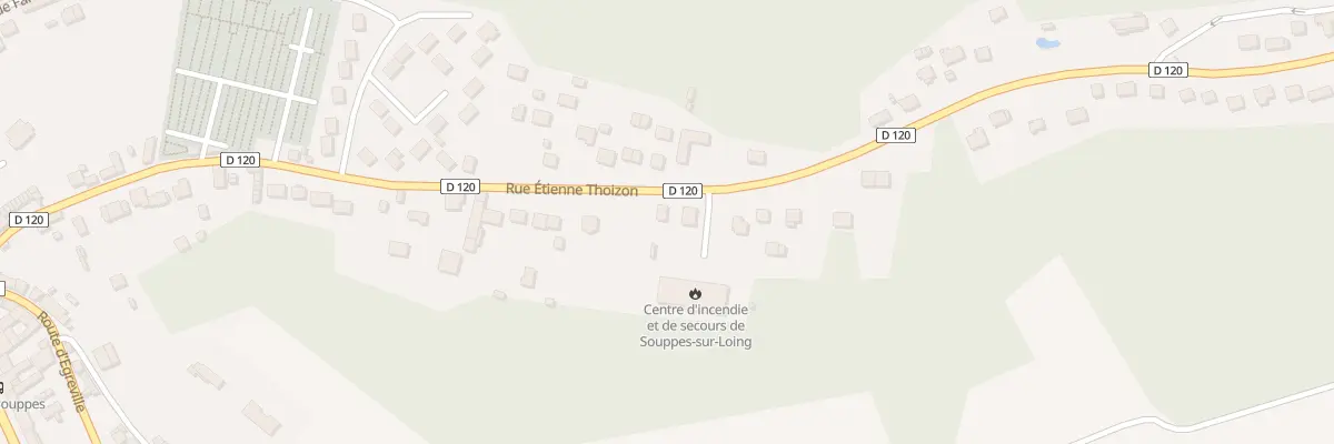 Plan du 28 Rue Etienne Thoizon à Souppes-sur-Loing