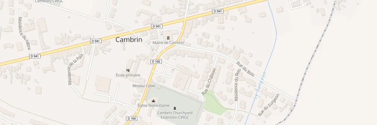 Plan du 8 Rue du Bois à Cambrin