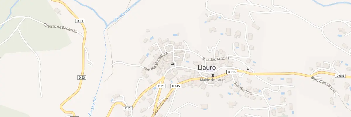 Plan du 9 Rue des Saules à Llauro