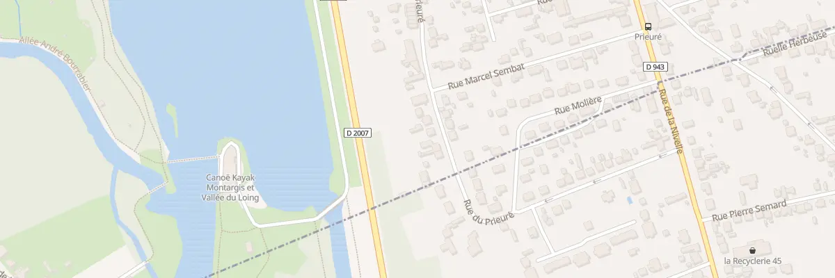 Plan du 42 Rue du Prieuré à Montargis