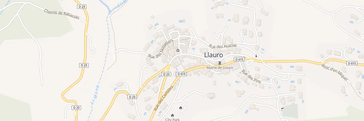 Plan du 9002 Rue des Treilles à Llauro