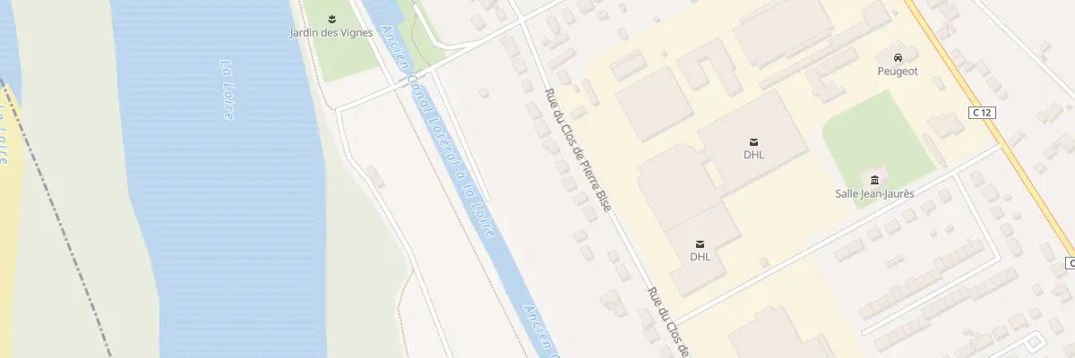 Plan du 14 Rue du Clos de Pierre Bise à Briare
