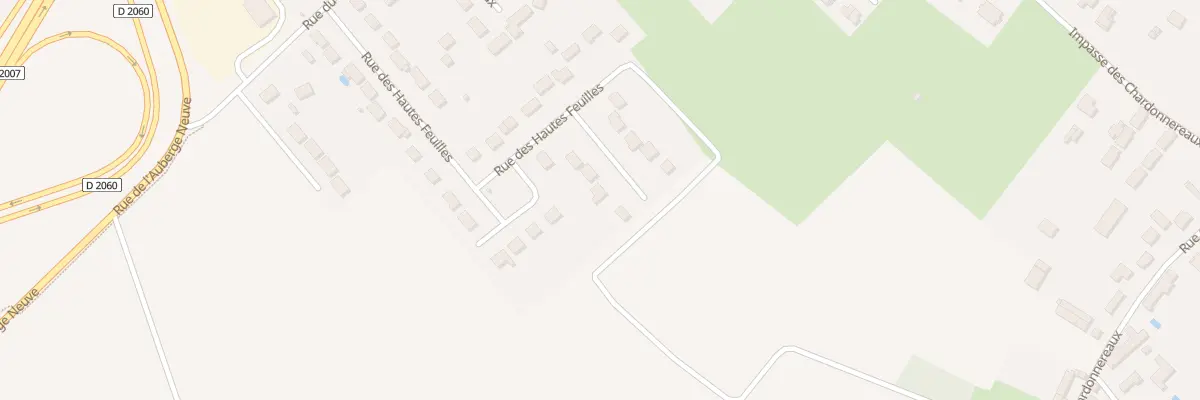Plan du 454 Rue des Hautes Feuilles à Amilly