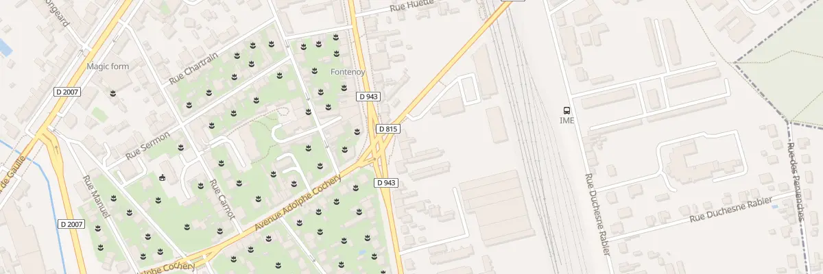 Plan du 190 Rue Paul Doumer à Montargis