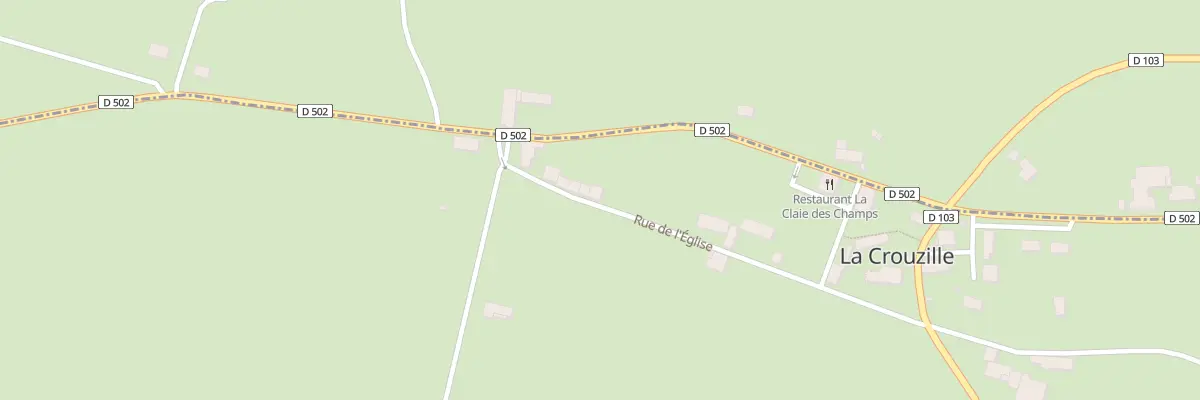 Plan du 8 Rue de l’Église à La Crouzille