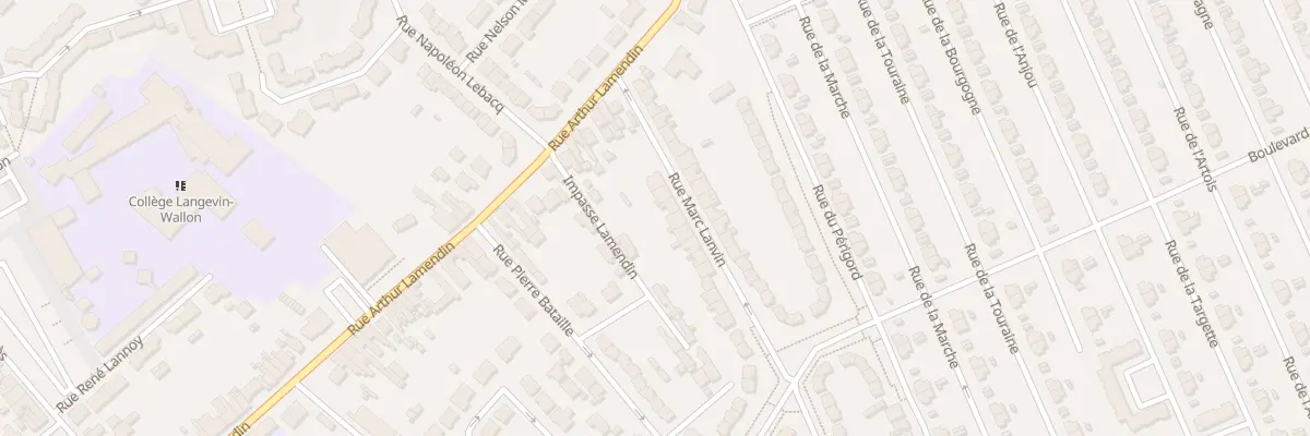 Plan du 5 Rue Marc Lanvin à Grenay