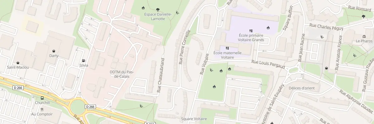 Plan du 10 Rue Pierre Corneille à Arras