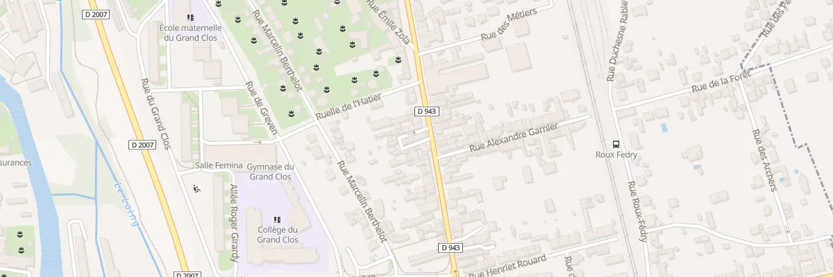 Plan du 89 Rue Paul Doumer à Montargis