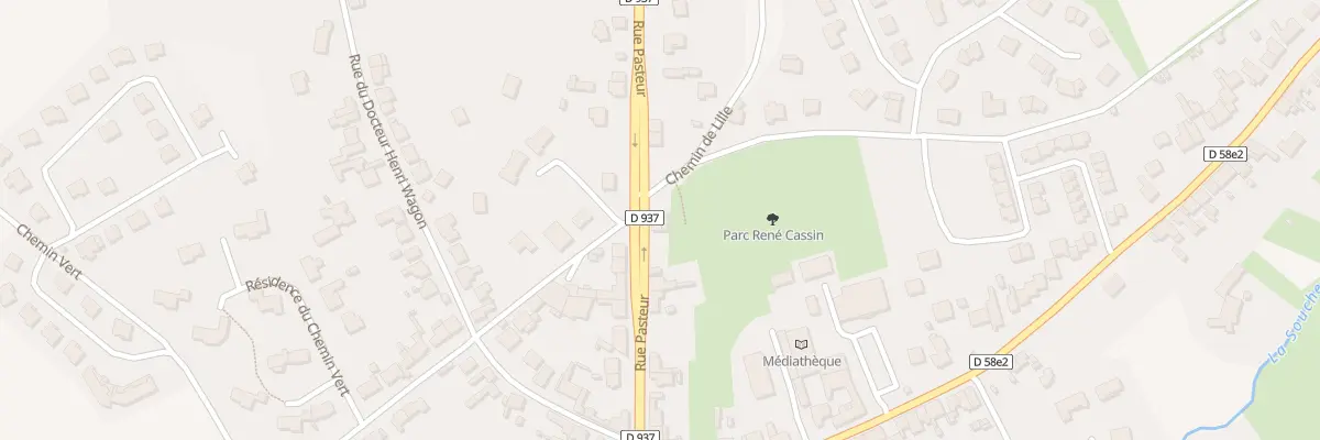 Plan du 34 Rue Pasteur à Souchez