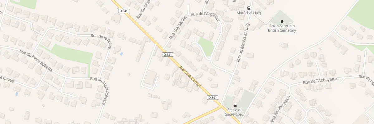 Plan du 6 Rue Sadi Carnot à Anzin-Saint-Aubin