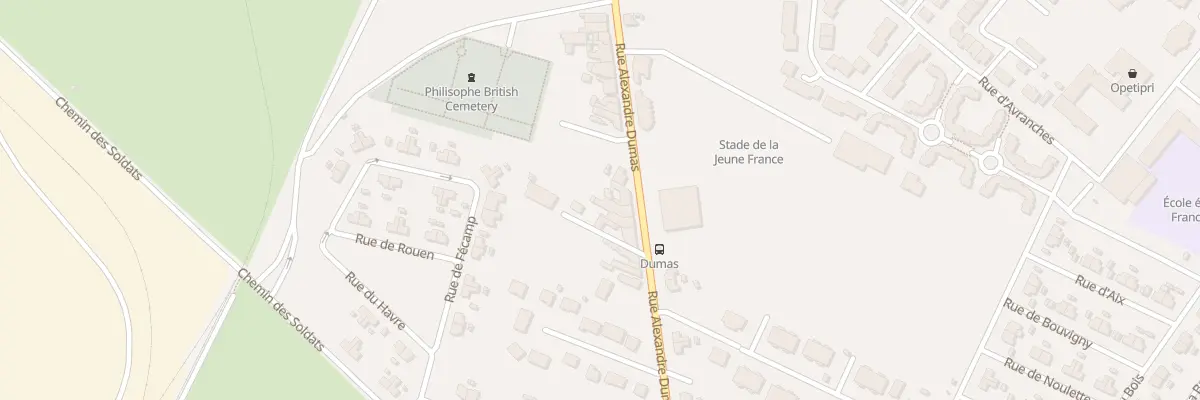 Plan du 21 Rue Alexandre Dumas à Mazingarbe