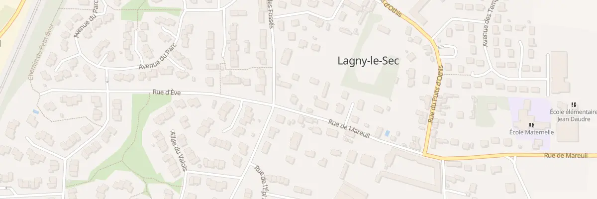 Plan du 33 Rue de Mareuil à Lagny-le-Sec