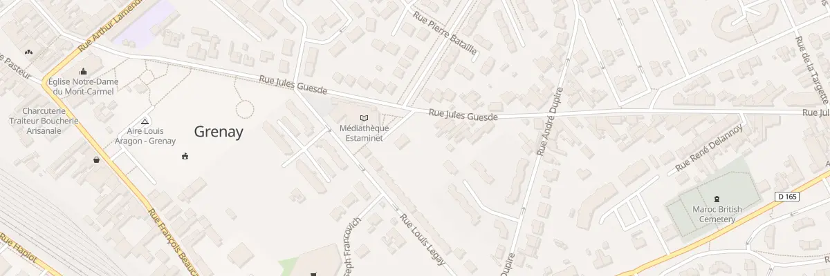 Plan du 1 Rue Vandoorne à Grenay