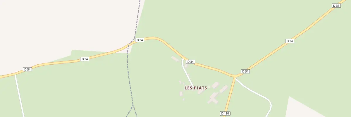 Plan du 2 Rue des Piats à Chaumont