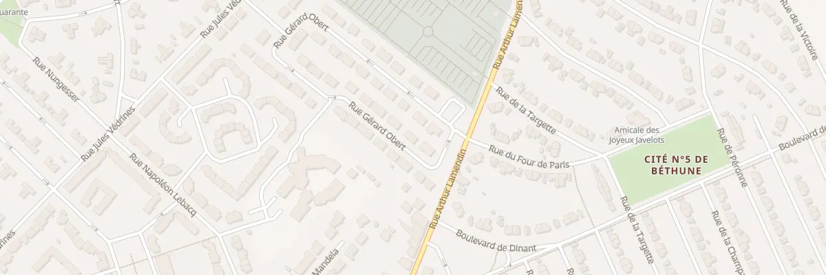 Plan du 37 Rue Gérard Obert à Grenay