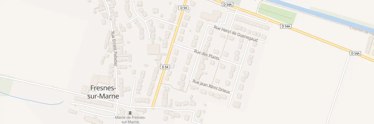 Plan du 11 Rue Pierre Forget à Fresnes-sur-Marne
