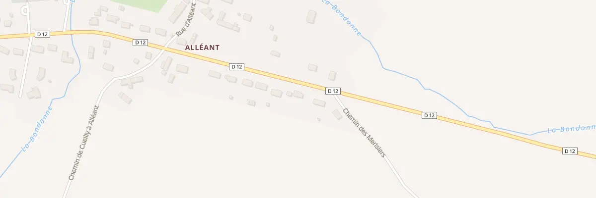 Plan du 67 Rte de Villequiers à Baugy