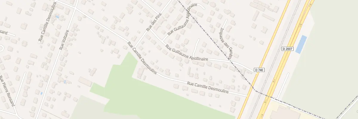 Plan du 9 Rue Guillaume Apollinaire à Châlette-sur-Loing