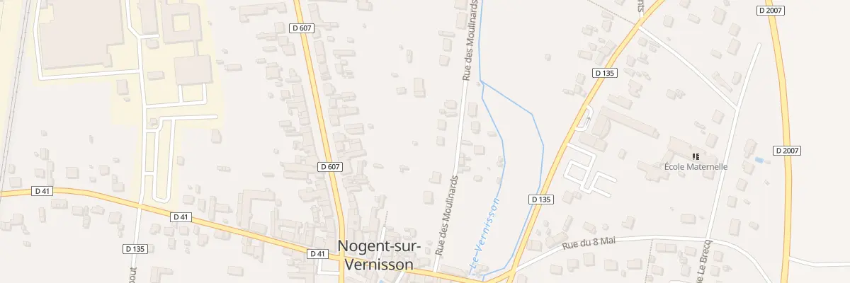 Plan du 13 Rue des Moulinards à Nogent-sur-Vernisson