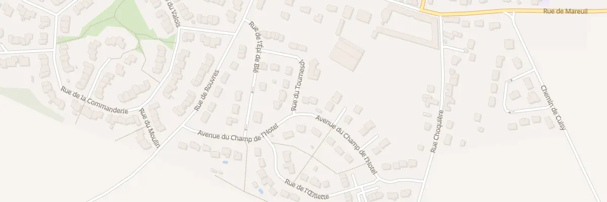 Plan du 1 Av du Champ de l’Hotel à Lagny-le-Sec