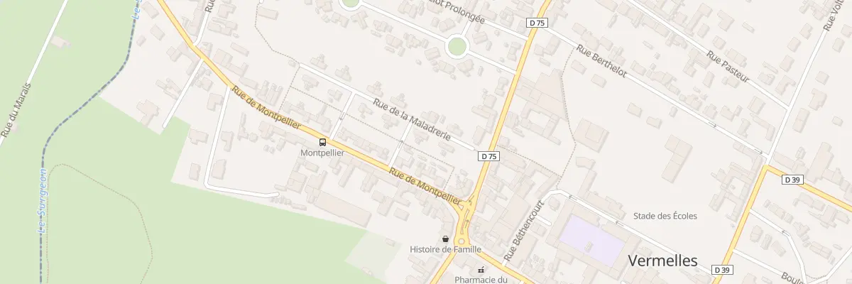 Plan du 5 Rue de la Maladrerie à Vermelles