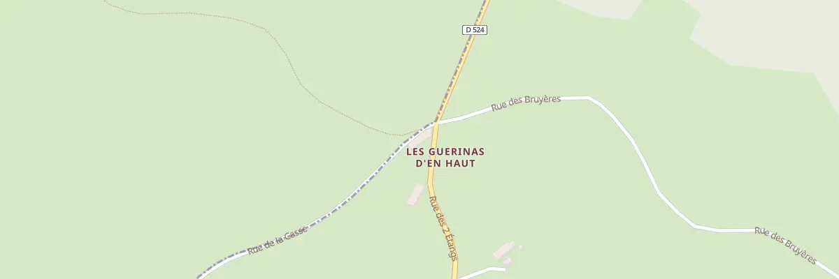 Plan du 5058 Les Guerinats d’En Haut au Quartier