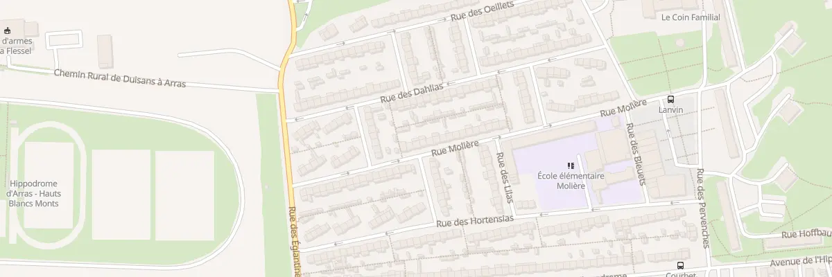 Plan du 48 Rue Molière à Arras