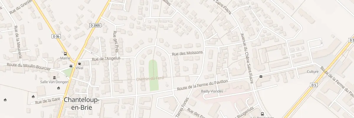 Plan du 23 Rue des Semailles à Chanteloup-en-Brie