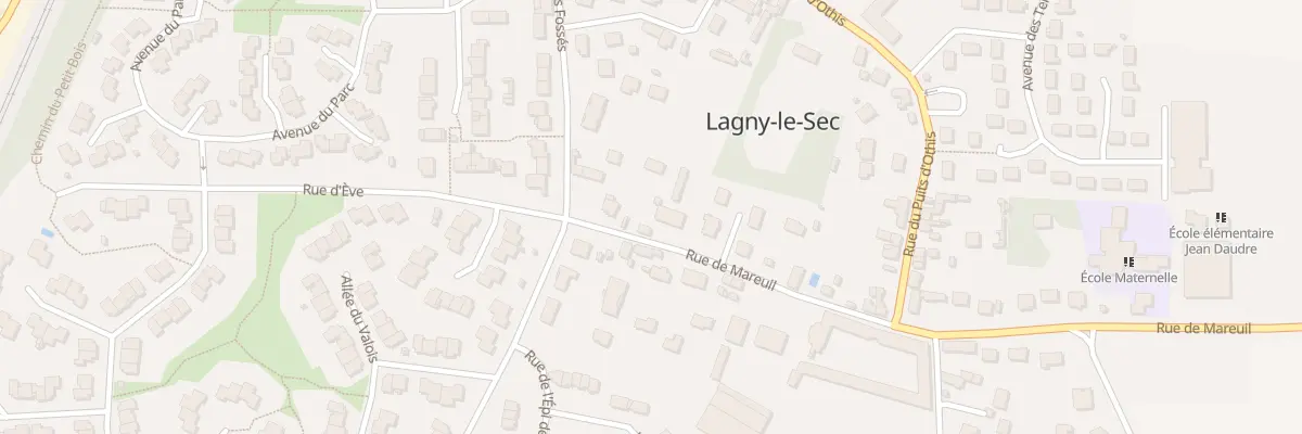 Plan du 73 Rue de Mareuil à Lagny-le-Sec