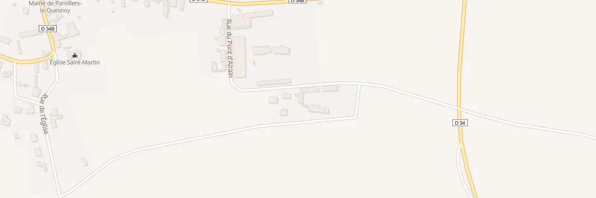 Plan du 10 Rue du Pont d’Airain à Parvillers-le-Quesnoy