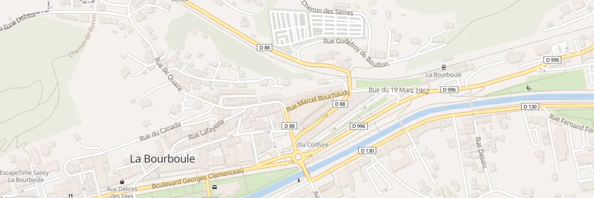 Plan du 19 Rue Marcel Bouchaudy à La Bourboule