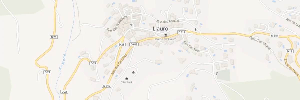 Plan du 20 Rue des Cerisiers à Llauro