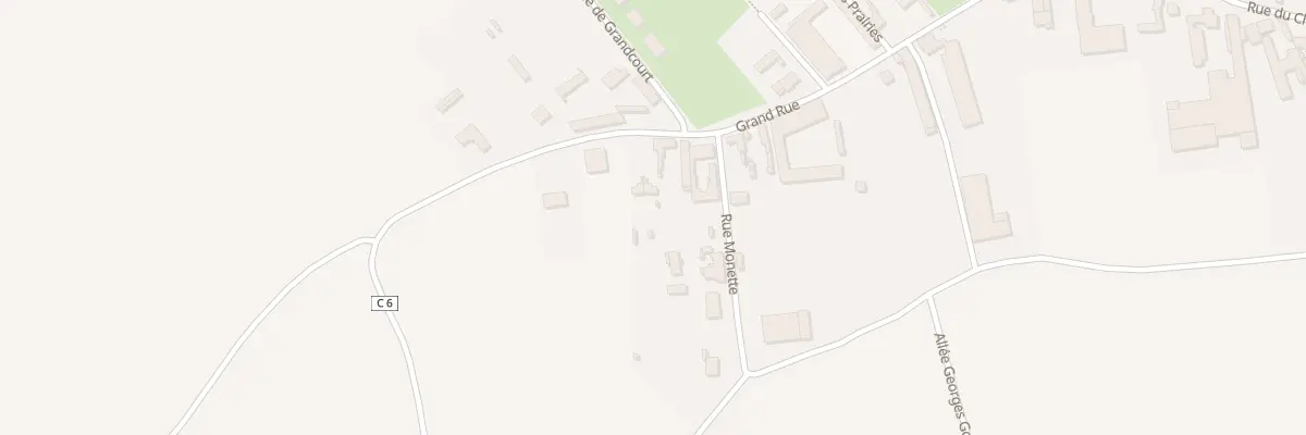 Plan du 34 Gr Grande Rue à Courcelette