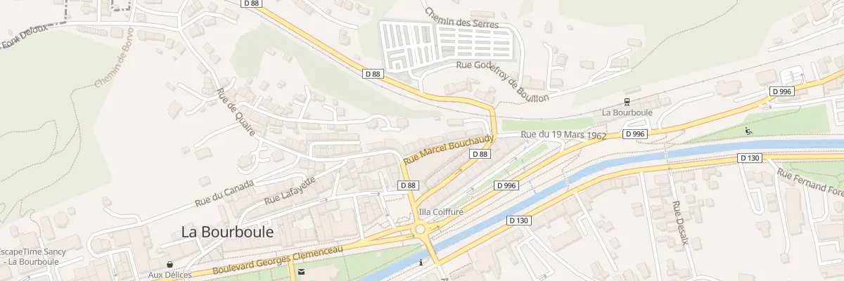 Plan du 23 Rue Marcel Bouchaudy à La Bourboule