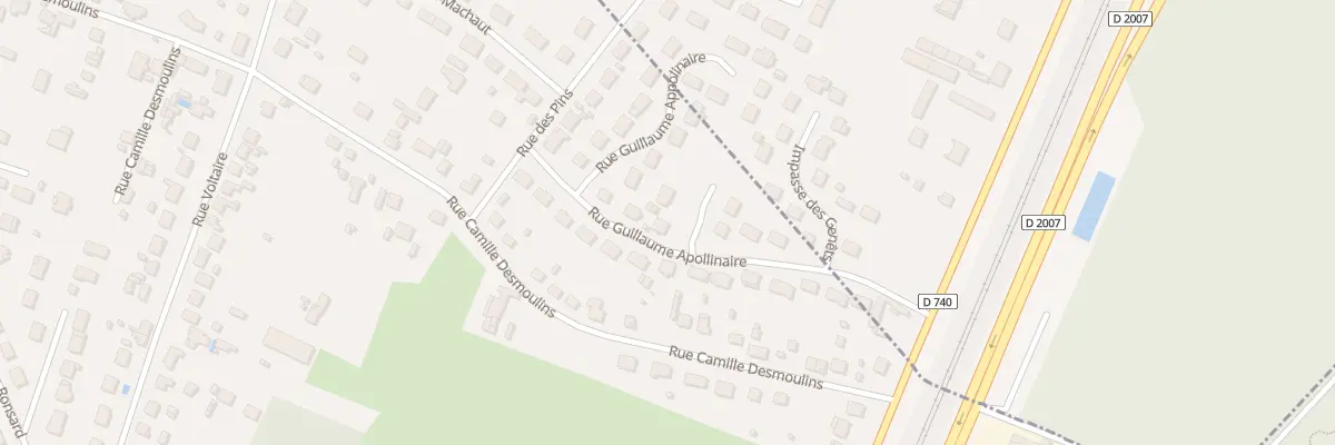 Plan du 40 Rue Guillaume Apollinaire à Châlette-sur-Loing